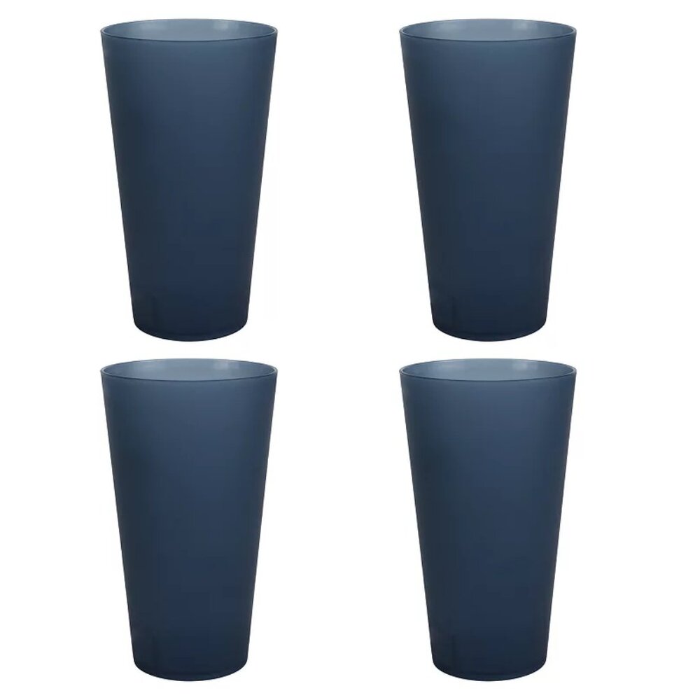 The Big One 4-pc. Plastic Tumbler Set Blue